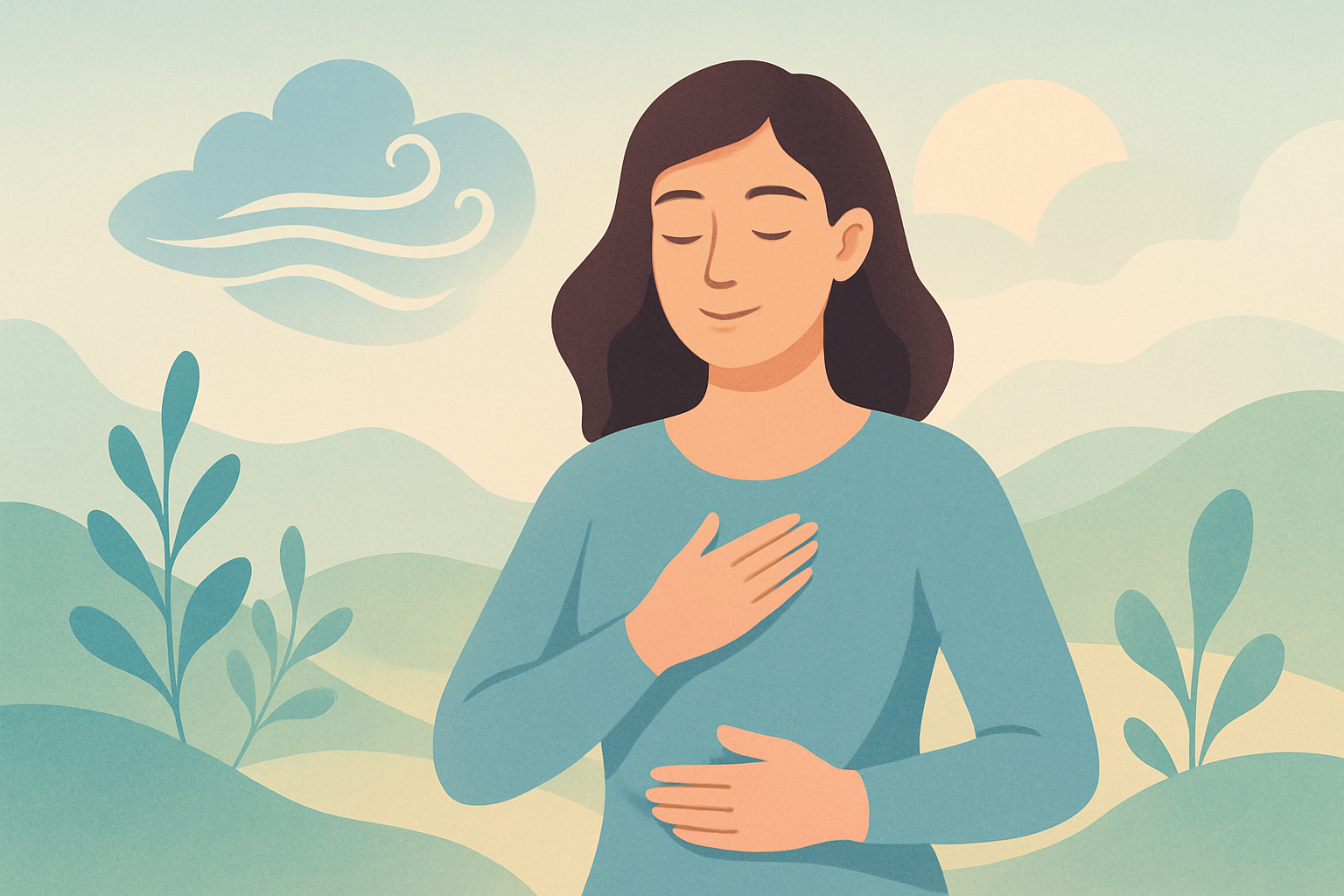 Person notiert in einem Tagebuch ihre Beobachtungen zu Panikattacken-Auslösern