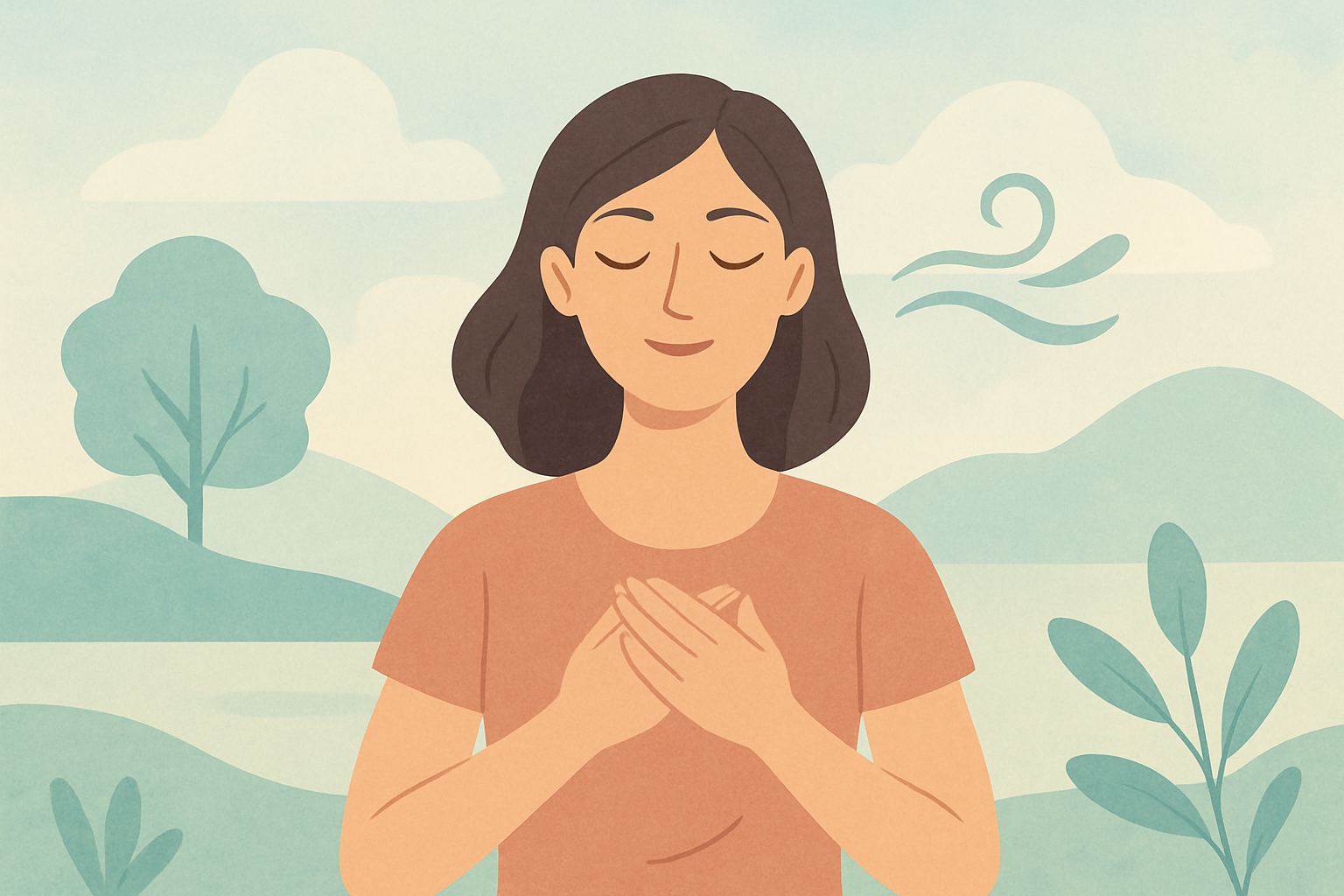 Person überwindet Erwartungsangst und geht selbstbewusst durch den Tag